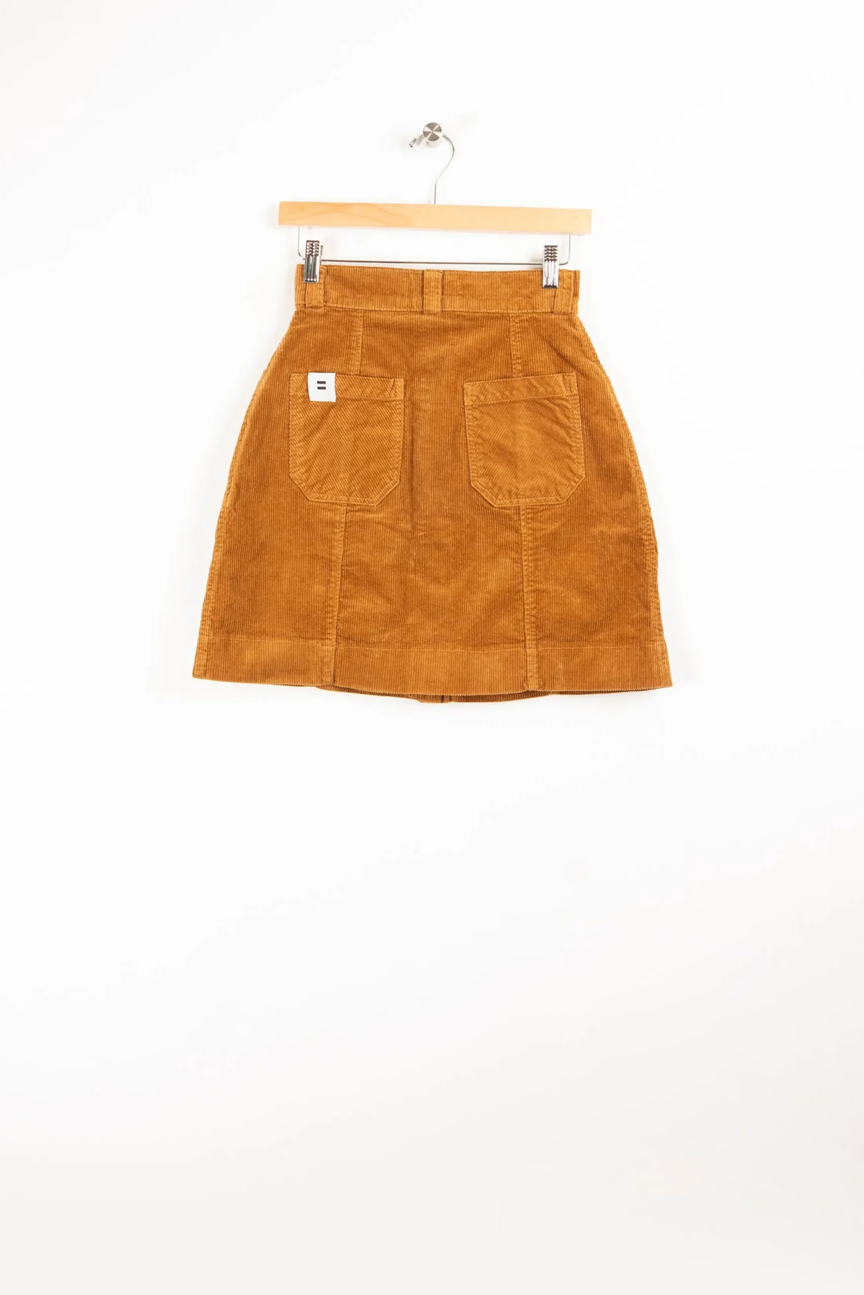 Sale Côtelé Paris Jupe trapeze camel - XS/34 Marron