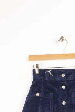 Flash Sale Côtelé Paris Jupe trapeze denim - XS/34 Bleu
