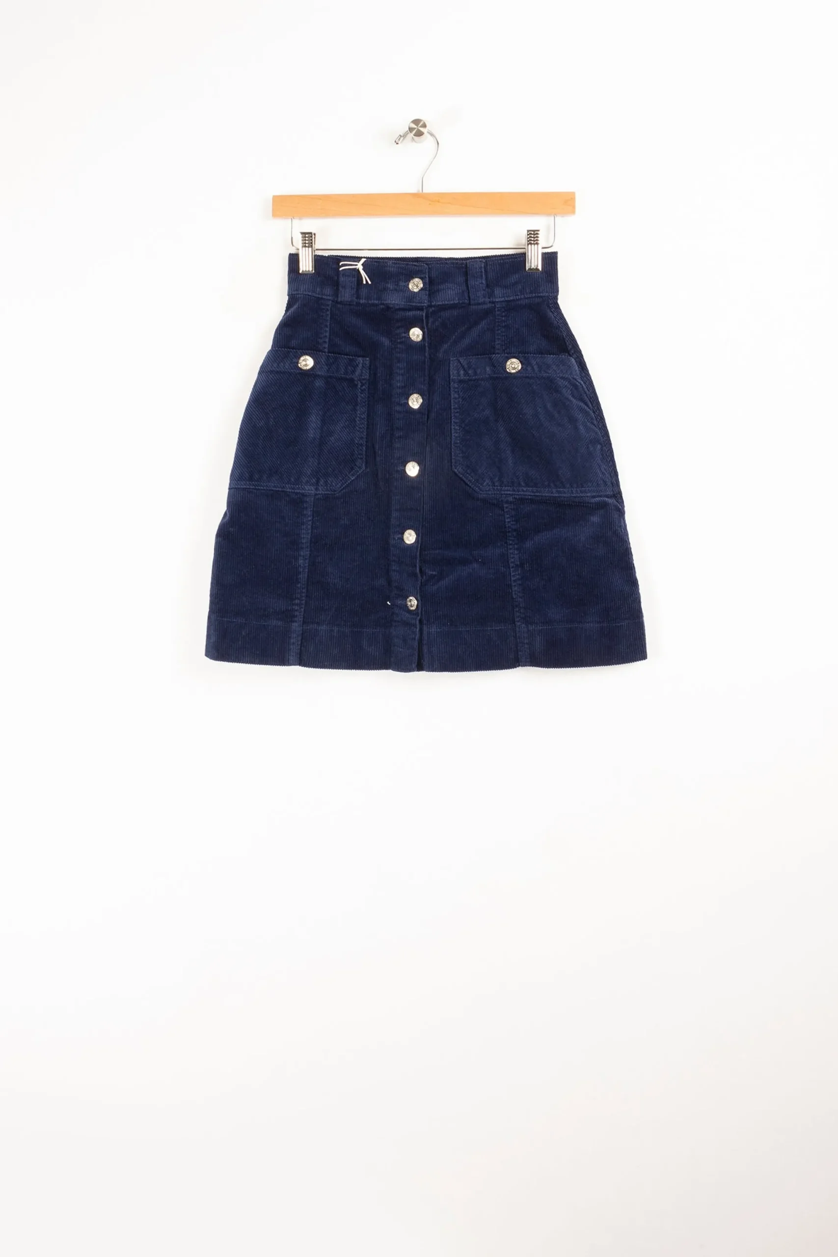 Best Côtelé Paris Jupe trapeze denim - XXS/32 Bleu