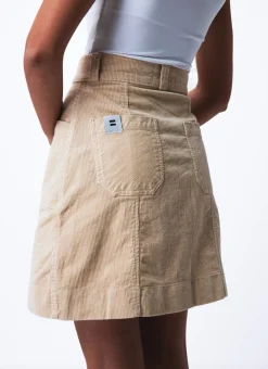 Online Côtelé Paris Jupe trapeze sable - XXS/32 Beige
