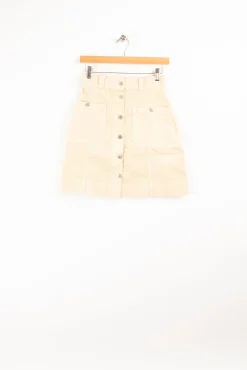 Online Côtelé Paris Jupe trapeze sable - XXS/32 Beige