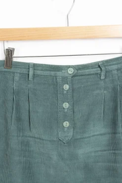 Cheap A.P.C. Jupe velour côtelé - L Bleu