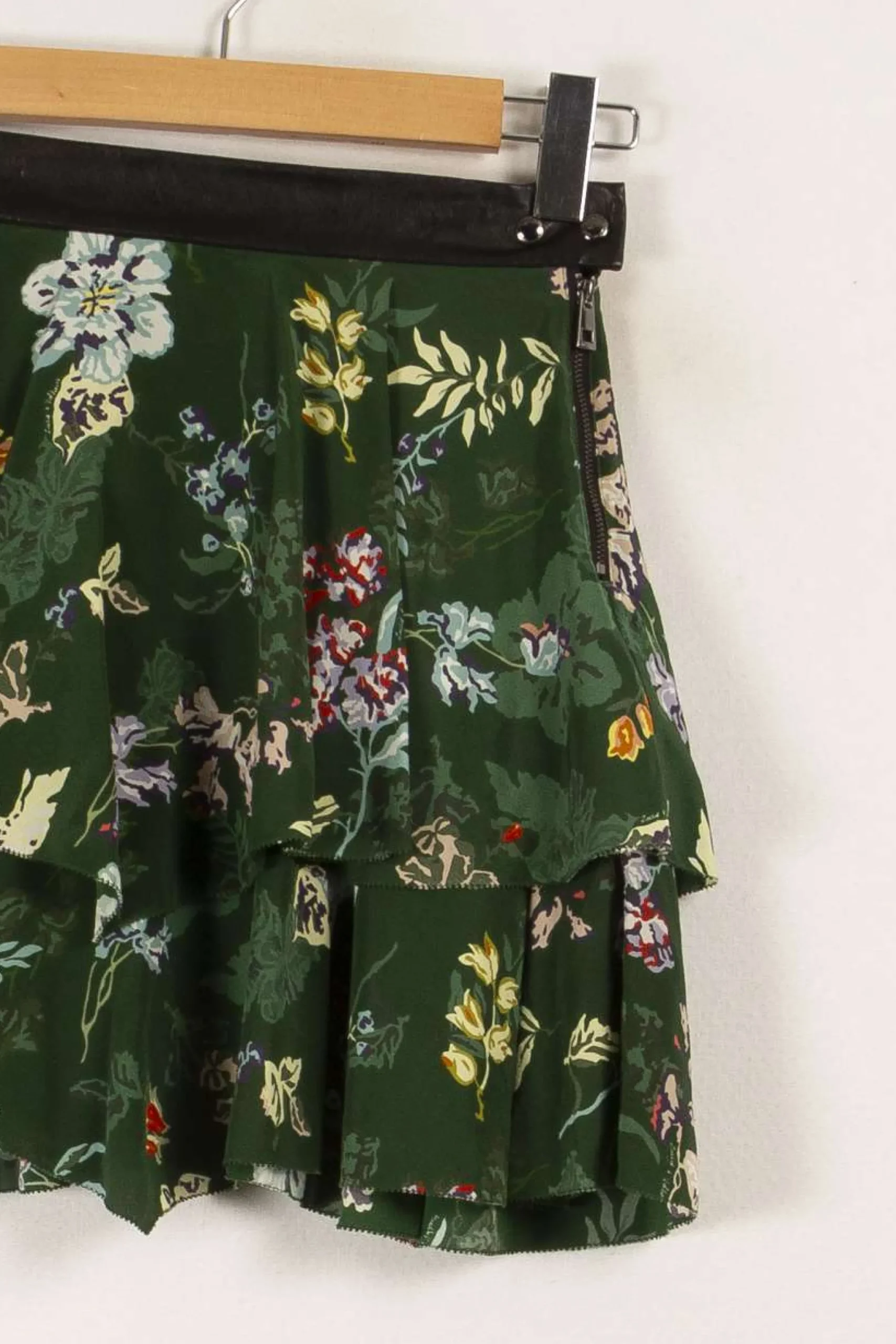 Fashion Maje Jupe verte - Taille S/36 Noir