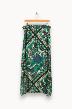Outlet La Fée Maraboutée Jupe e - Taille XL/42 Vert