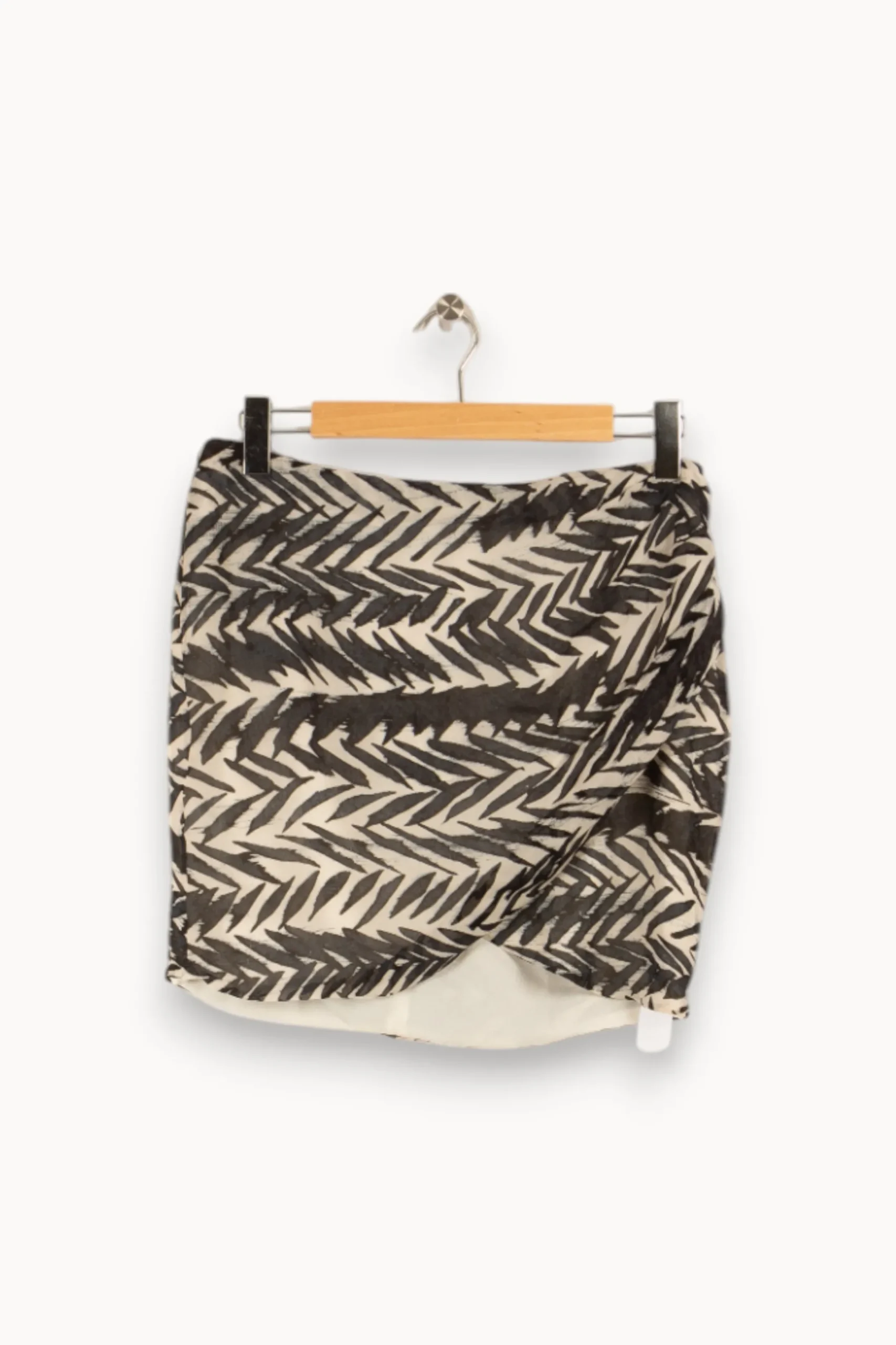 Hot One Step Jupe zébrée - Taille L/40 Gris