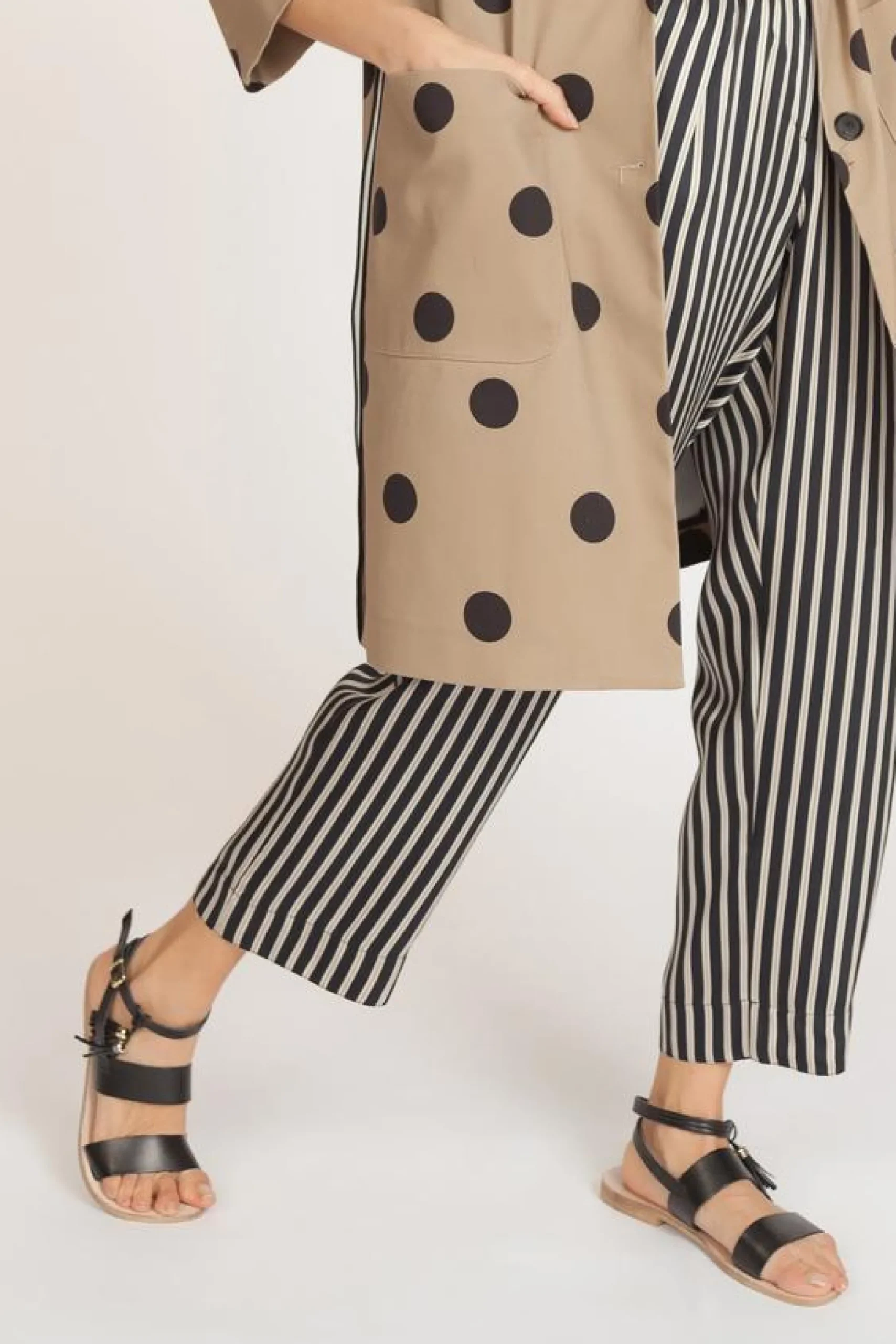Online La Fée Maraboutée Manteau à pois - L/40 Marron