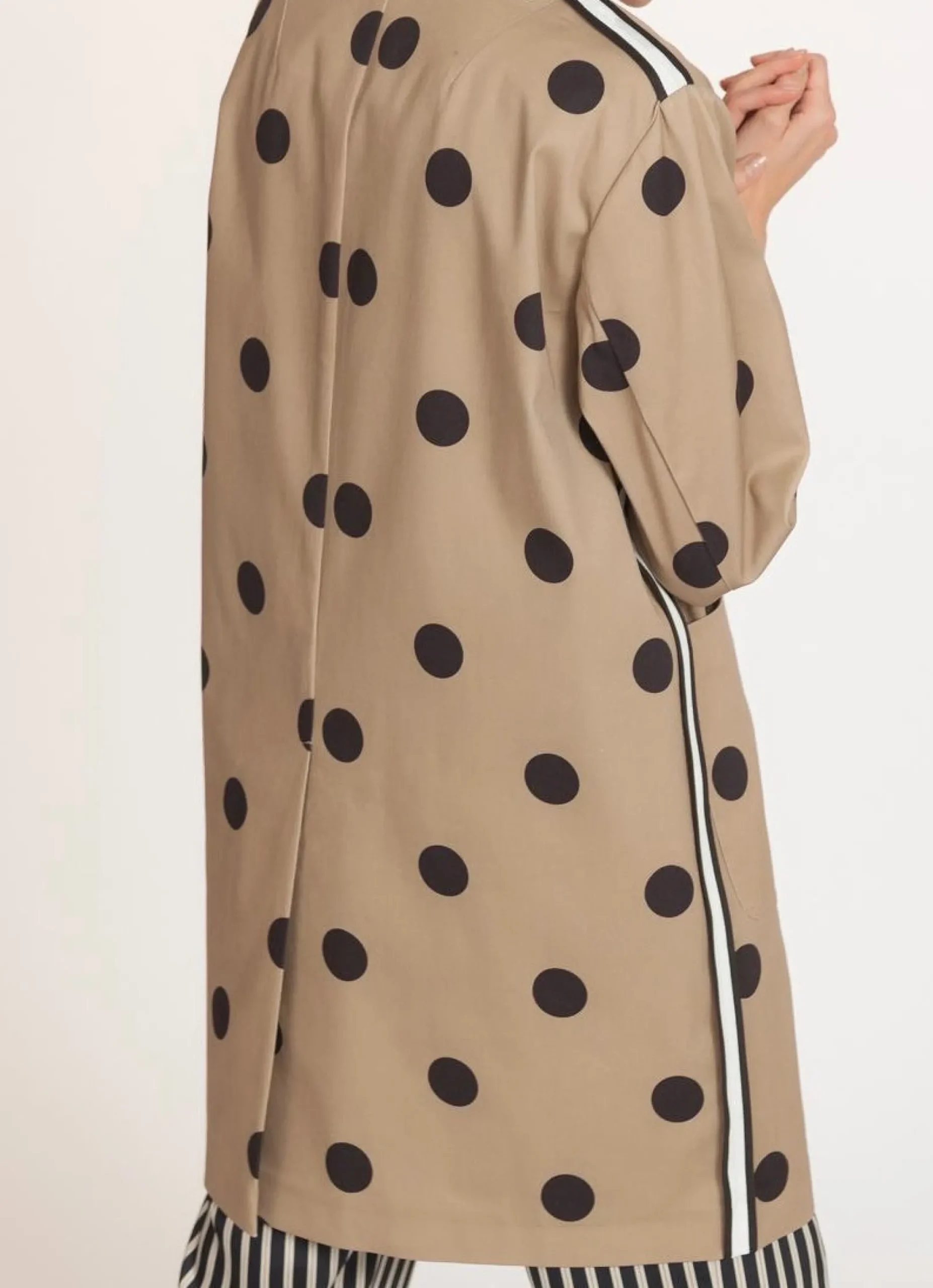 Online La Fée Maraboutée Manteau à pois - L/40 Marron