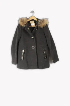 Best Sale Sandro Manteau - S/36 Gris