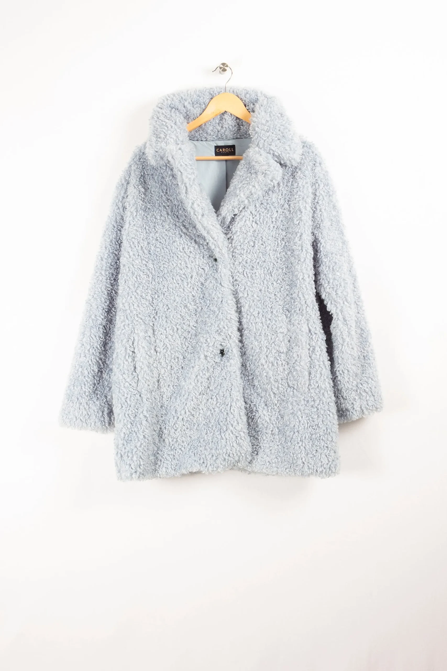 Shop Caroll Manteau - S/36 Bleu
