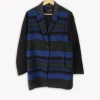 Online Maje Manteau - S/36 Bleu