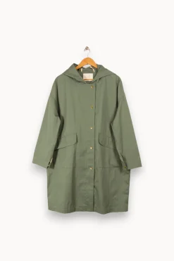 Outlet Des petits hauts Manteau - Taille L/40 Vert