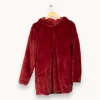 Outlet La Fée Maraboutée Manteau - Taille M/38 Bordeaux