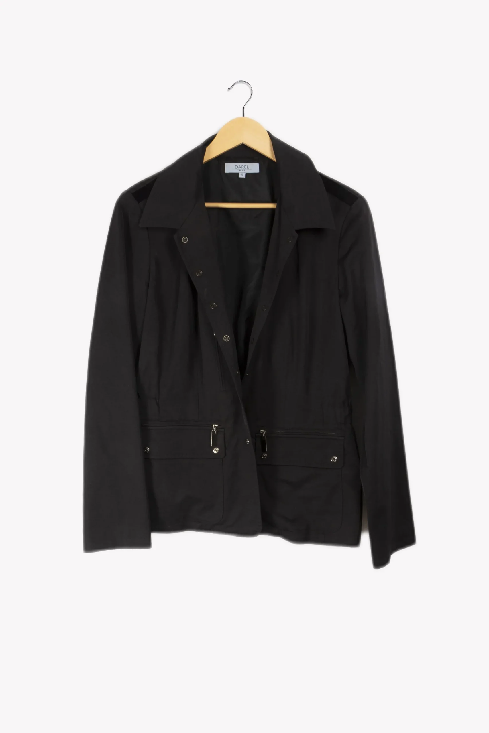 Hot Gerard Darel Manteau court - XL / 42 Noir