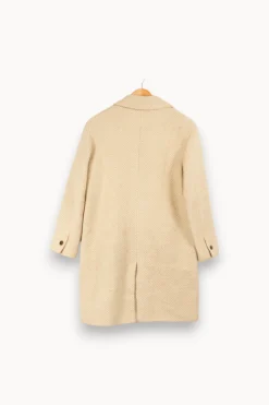 Best Maison 123 Manteau en laine - Taille S/36 Beige