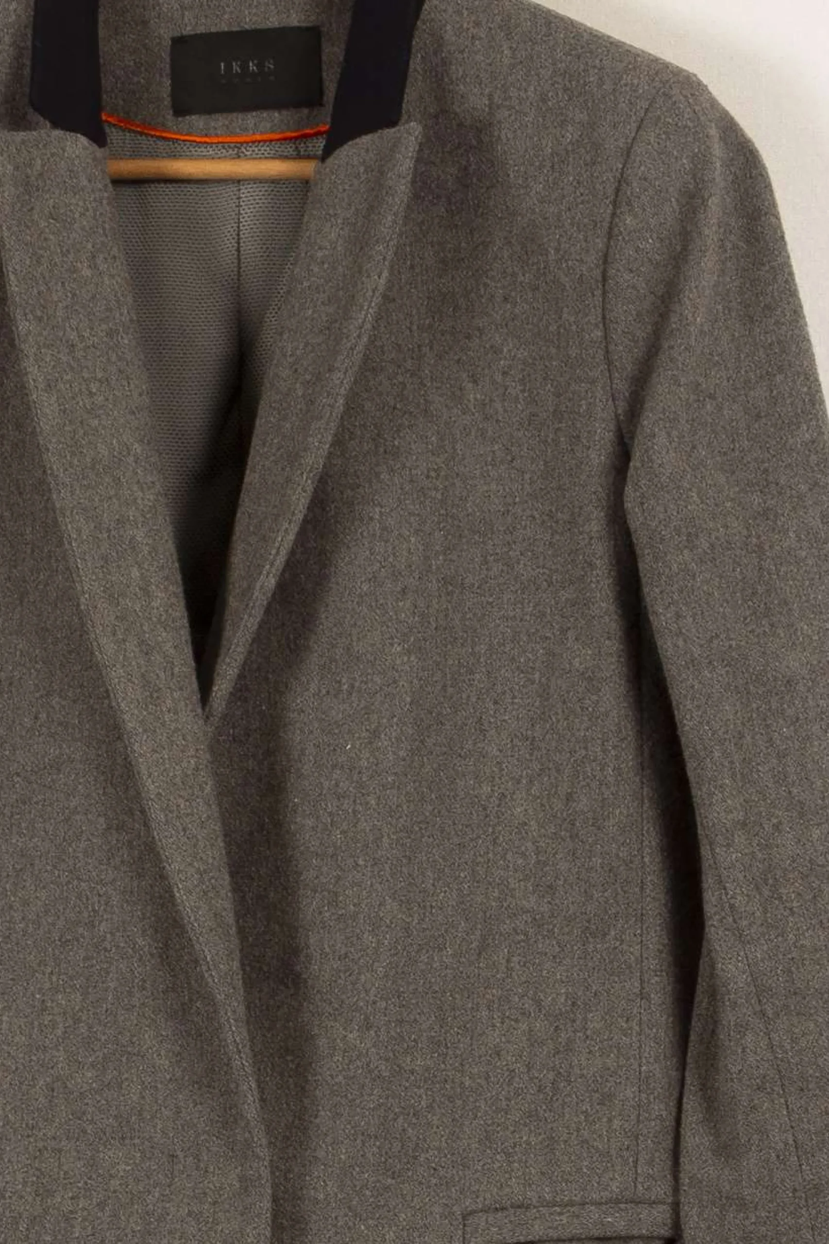 Discount IKKS Manteau - Taille M/38 Gris