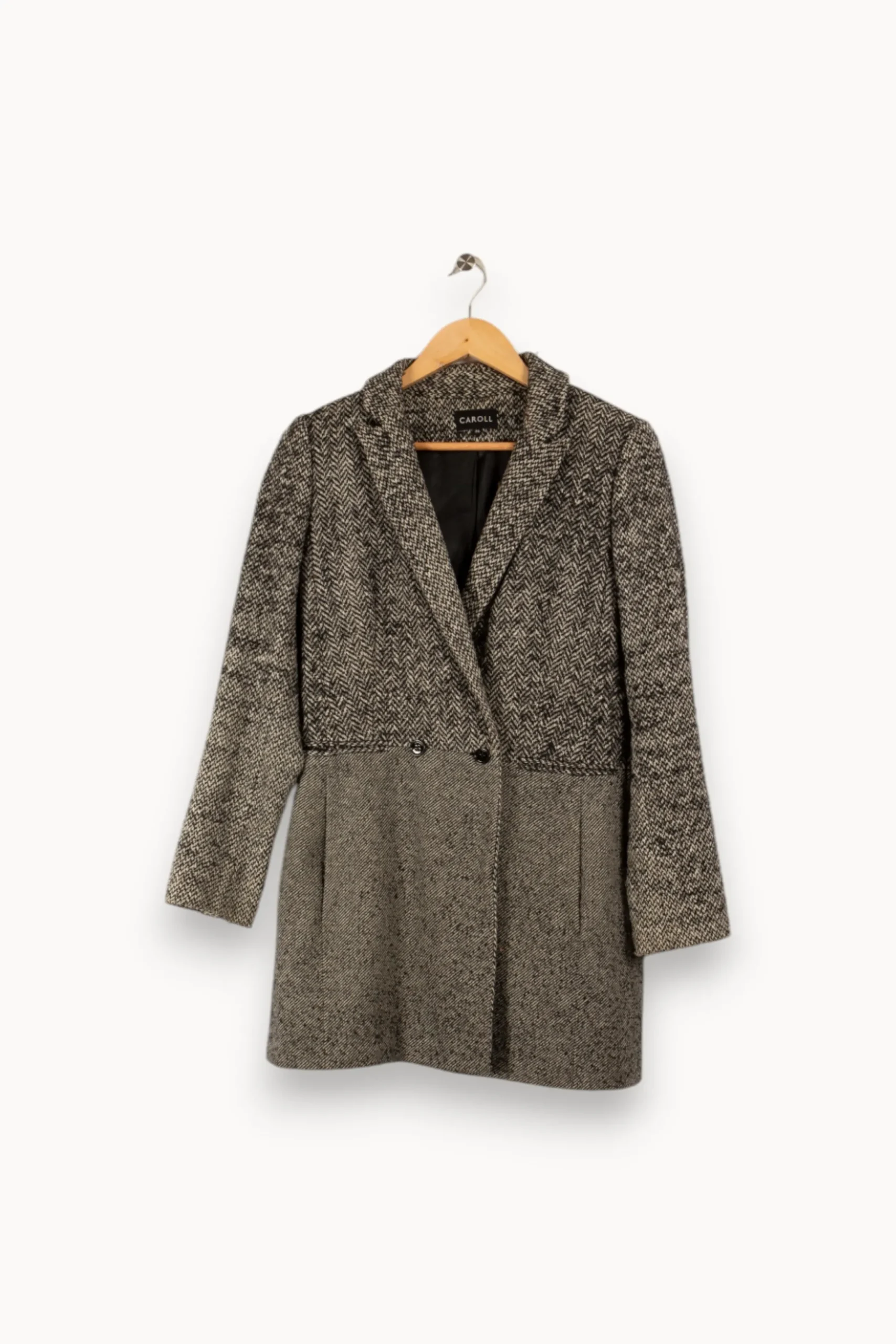 Best Sale Caroll Manteau - Taille S/36 Gris
