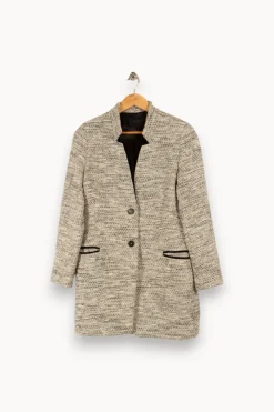 Sale IKKS Manteau - Taille S/36 Gris