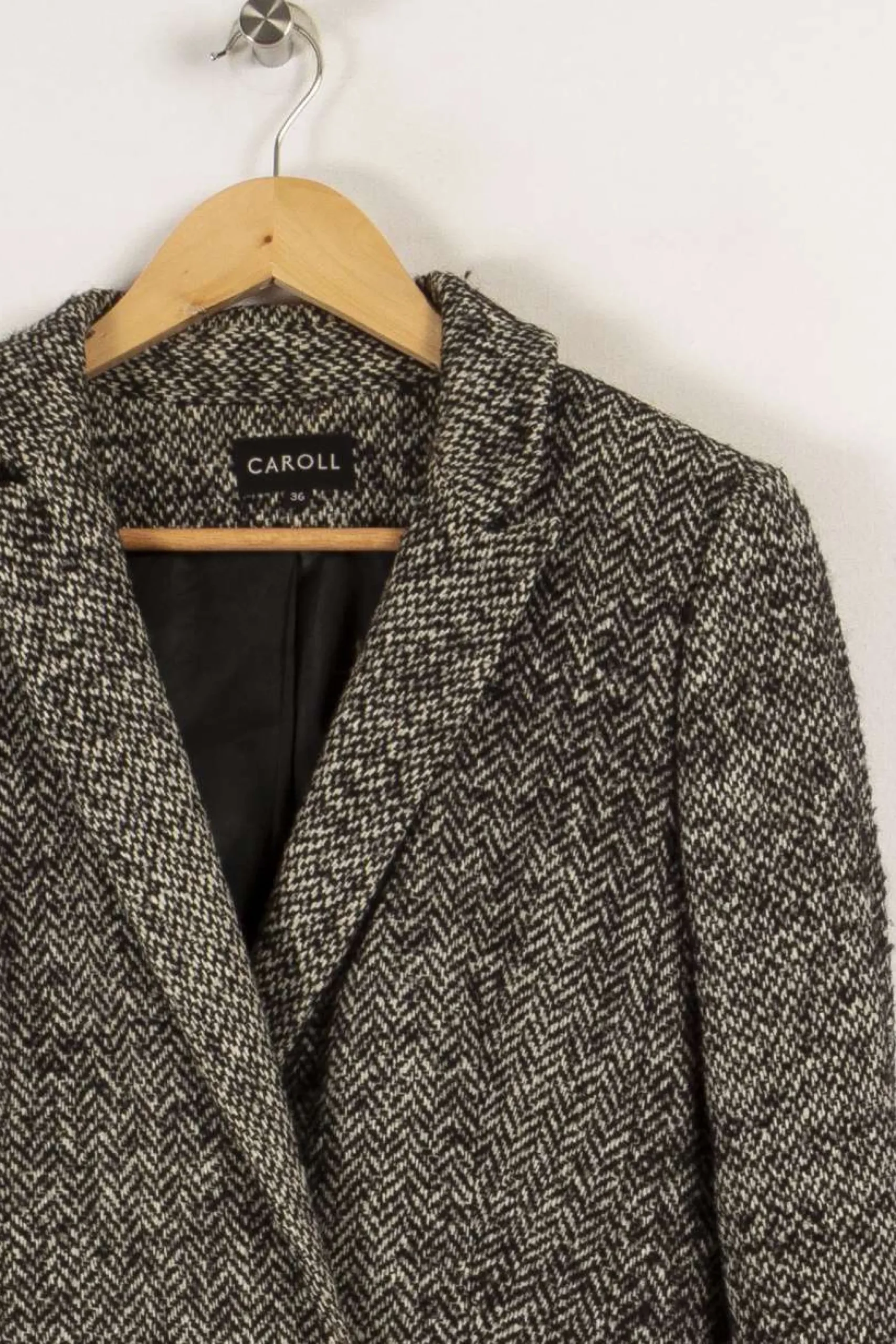 Best Sale Caroll Manteau - Taille S/36 Gris