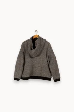 Online The Kooples Manteau réversible - Taille S/36 Gris