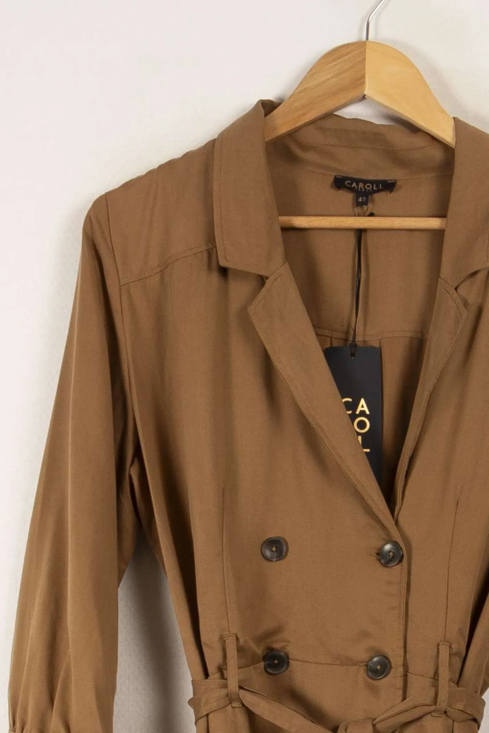 Shop Caroll Manteau - Taille XL/42 Marron