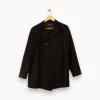 Shop Comptoir des Cotonniers Manteau - Taille L/40 Noir