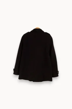 Flash Sale Sézane Manteau noir - Taille M/38 Bleu