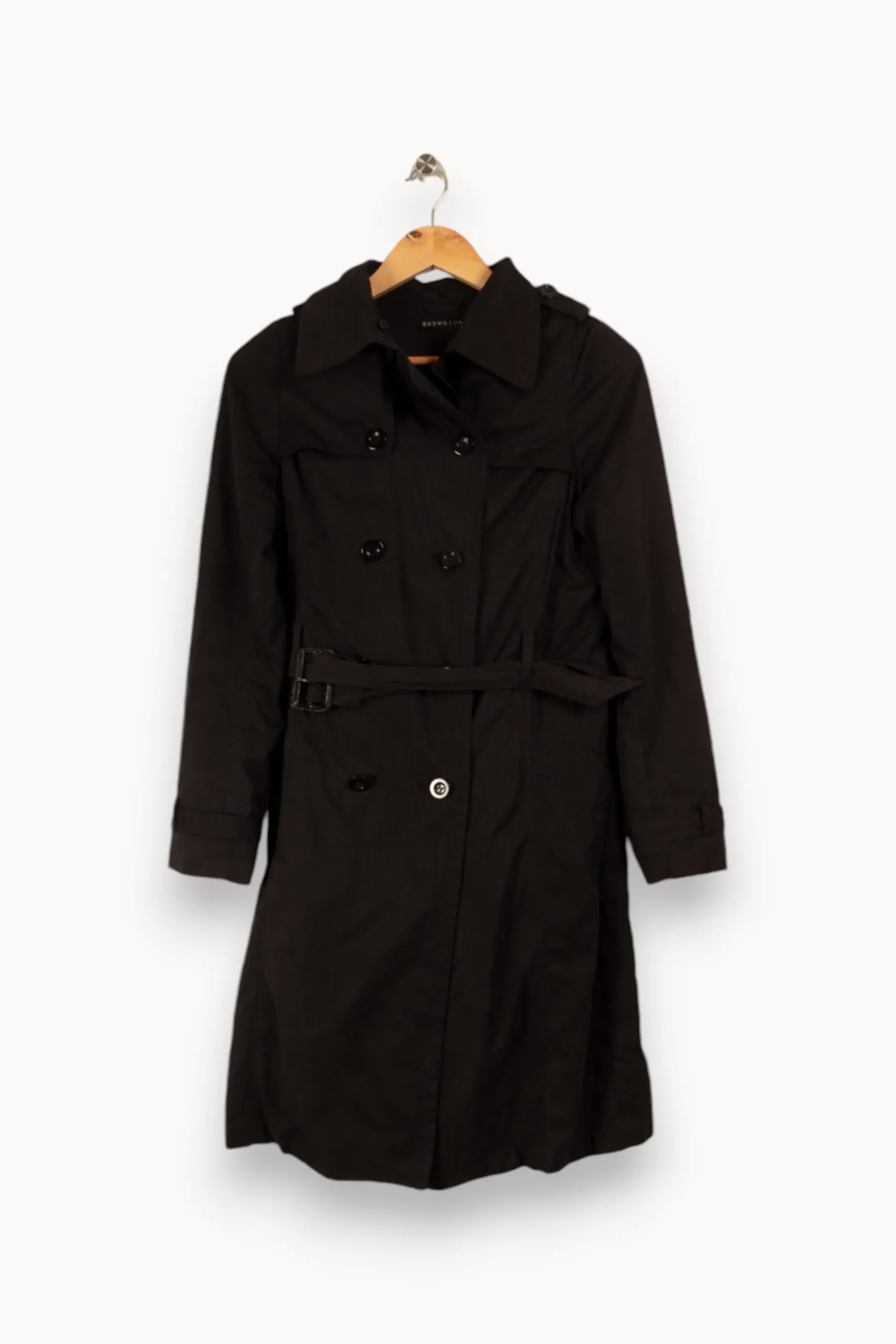 Online Bérénice Manteau - Taille S/36 Noir