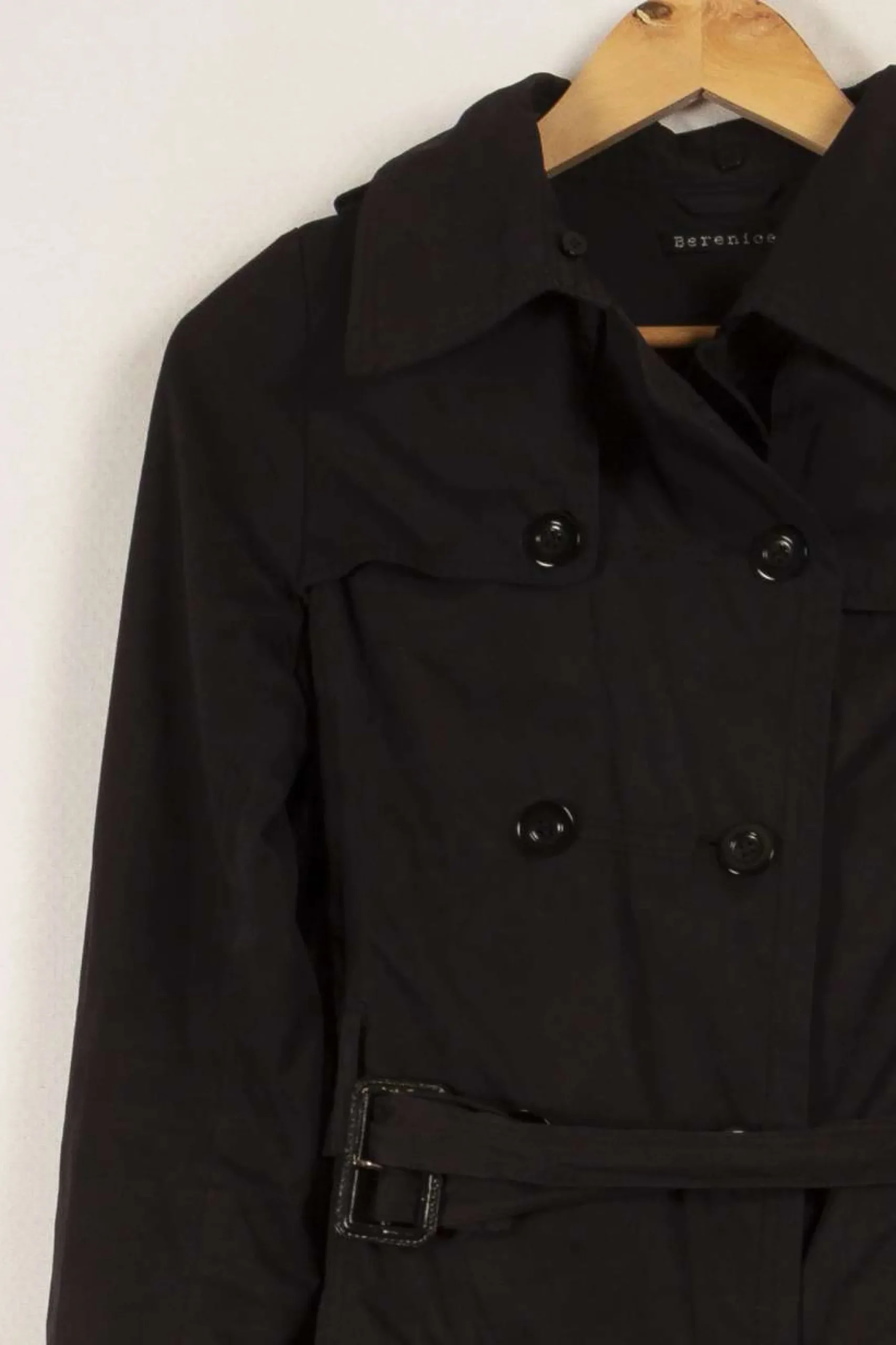 Online Bérénice Manteau - Taille S/36 Noir