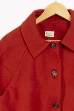 Best Sale Ekyog Manteau - 36 Rouge