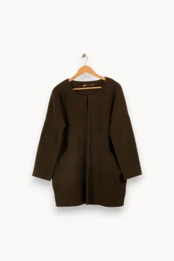 Store La Fée Maraboutée Manteau style gilet - L/40 Vert