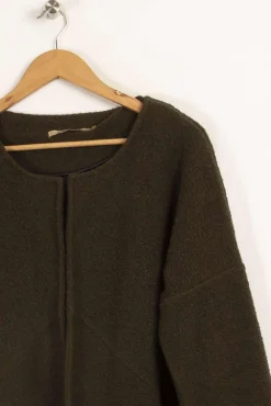 Store La Fée Maraboutée Manteau style gilet - L/40 Vert