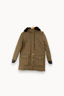 Outlet IKKS Manteau à capuche - Taille S/36 Vert