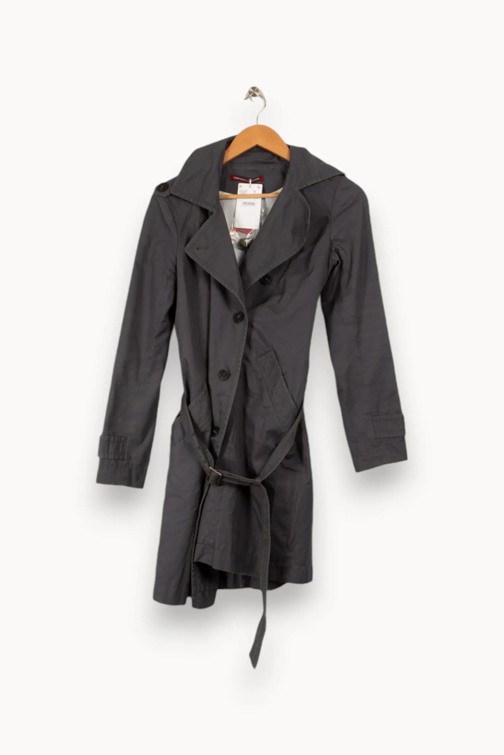Shop Comptoir des Cotonniers Manteau - Taille S/36 Vert