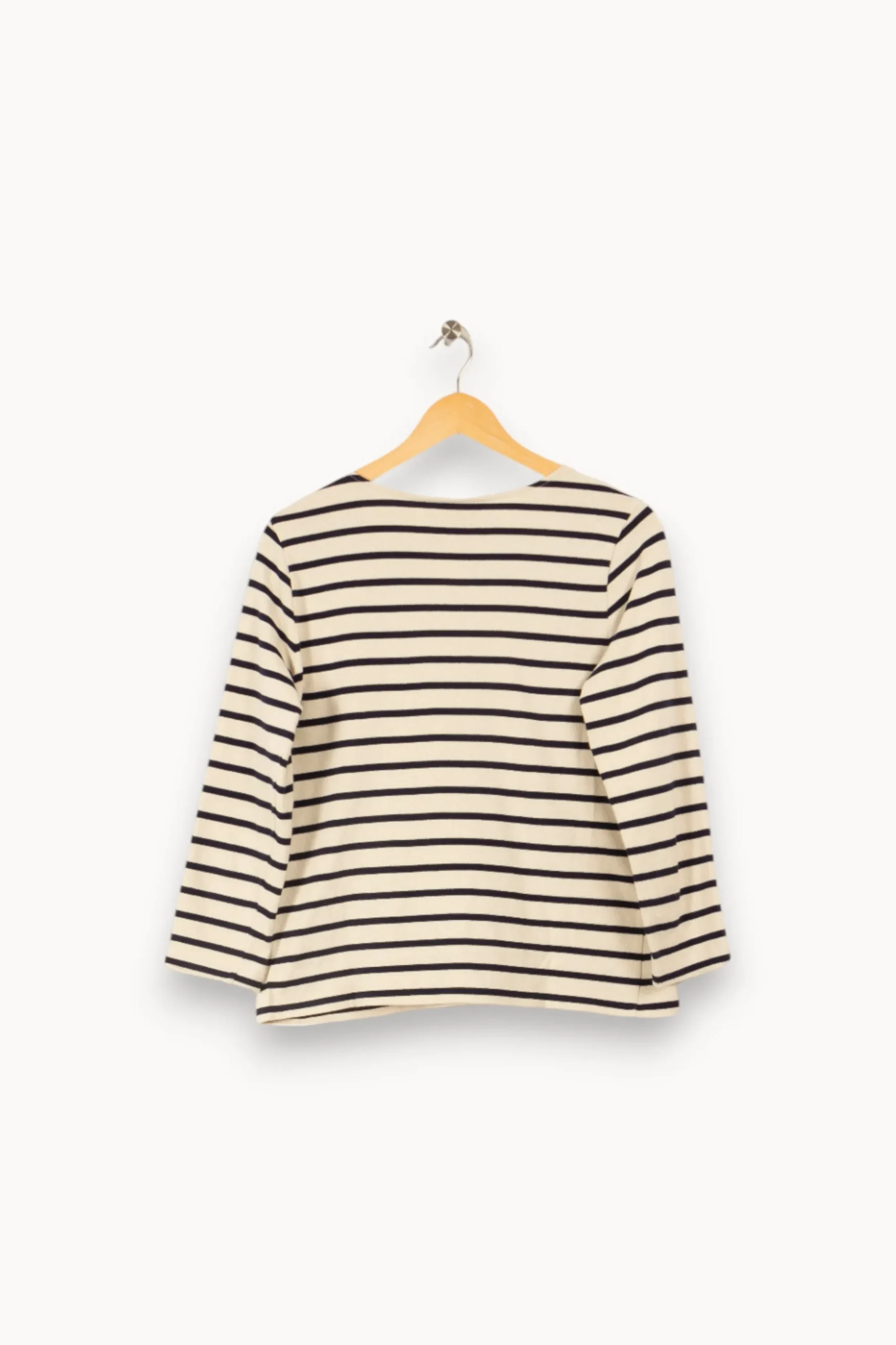 Online Sézane Marinière beige et e - Taille S/36 Bleu