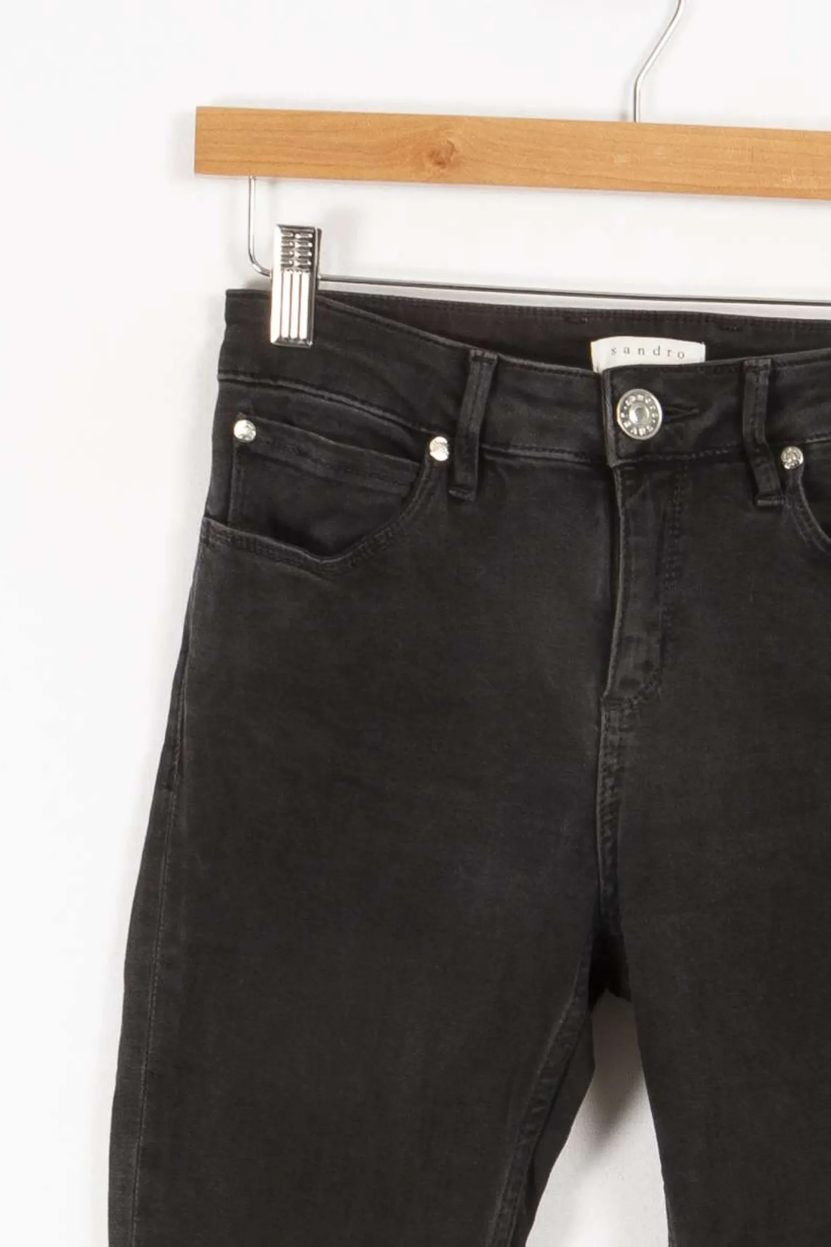Outlet Sandro Pantalon - 36 Noir