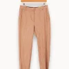Store La Fée Maraboutée Pantalon - M/38 Orange