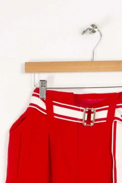 Flash Sale Claudie Pierlot Pantalon - S/36 Rouge