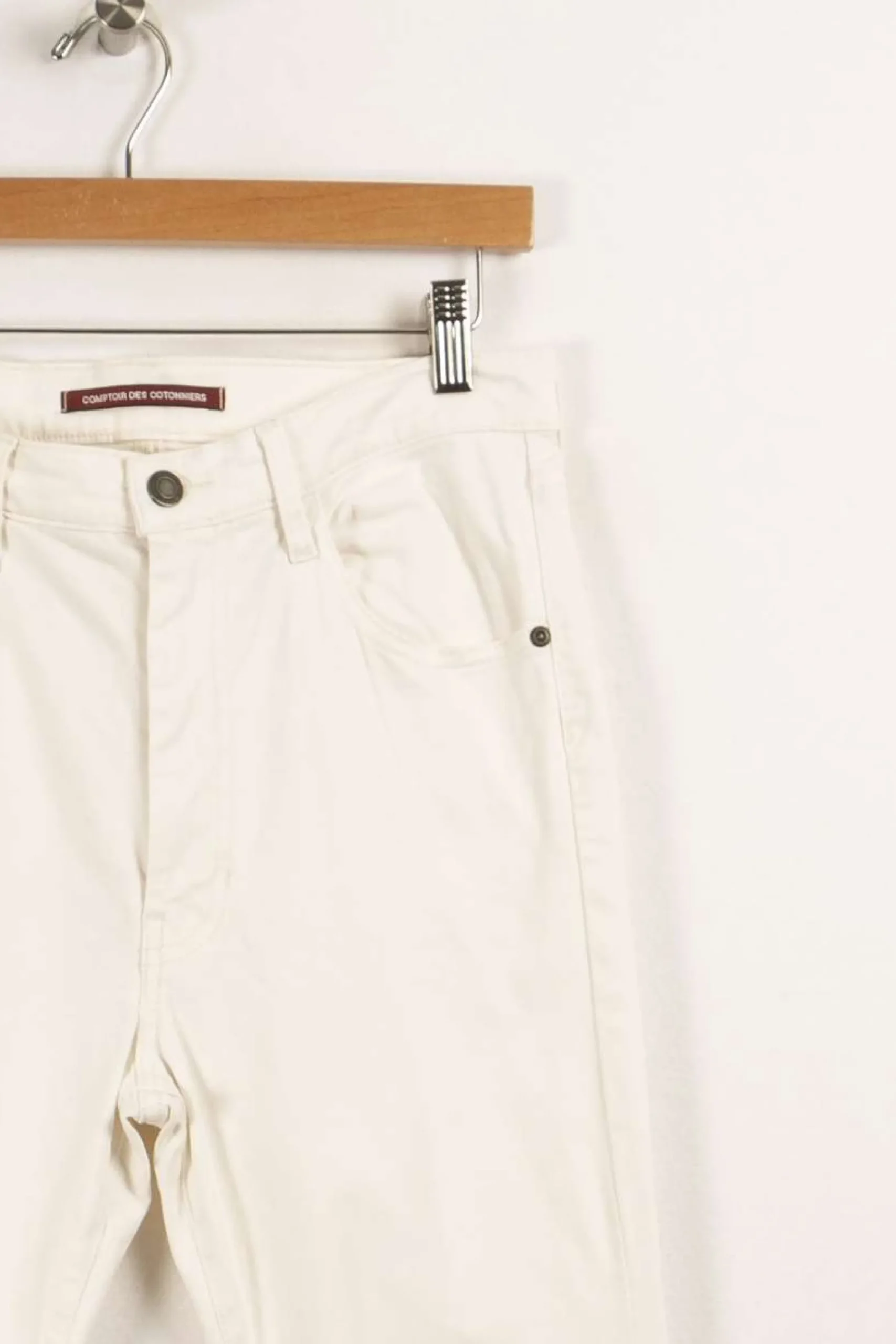 Flash Sale Comptoir des Cotonniers Pantalon - Taille L/40 Blanc
