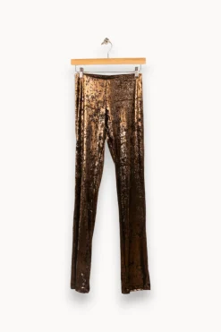 Outlet Maje Pantalon - Taille M/38 Marron