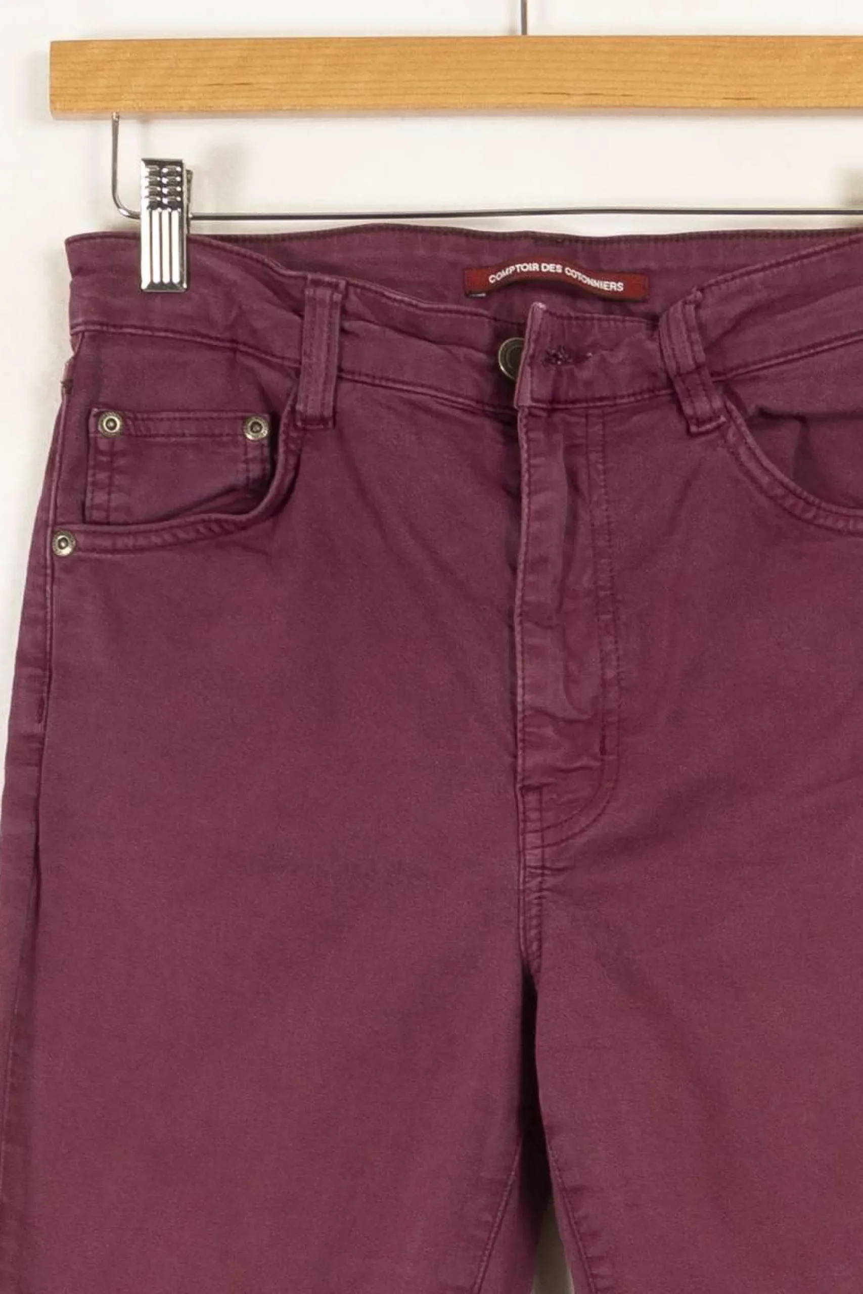 Online Comptoir des Cotonniers Pantalon - Taille M/38 Bordeaux