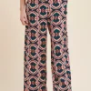 Store La Fée Maraboutée Pantalon ample imprimé - S/36 Rose