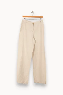 Outlet Caroll Pantalon - Taille L/40 Beige