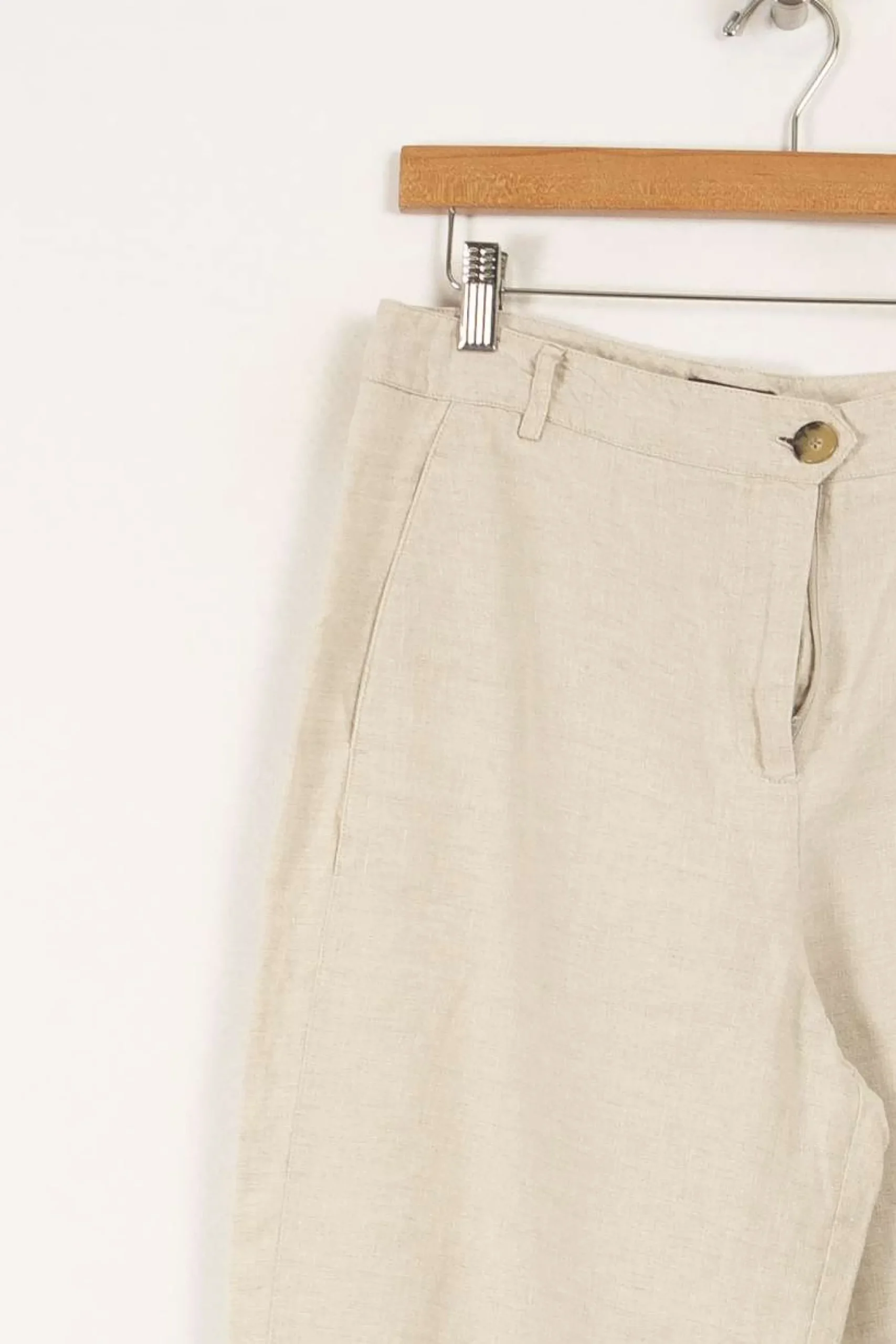 Outlet Caroll Pantalon - Taille L/40 Beige