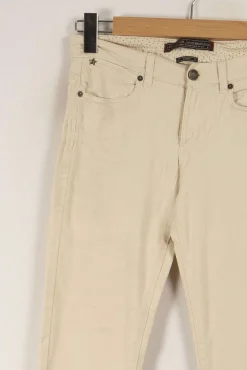 New IKKS Pantalon - Taille S/36 Beige