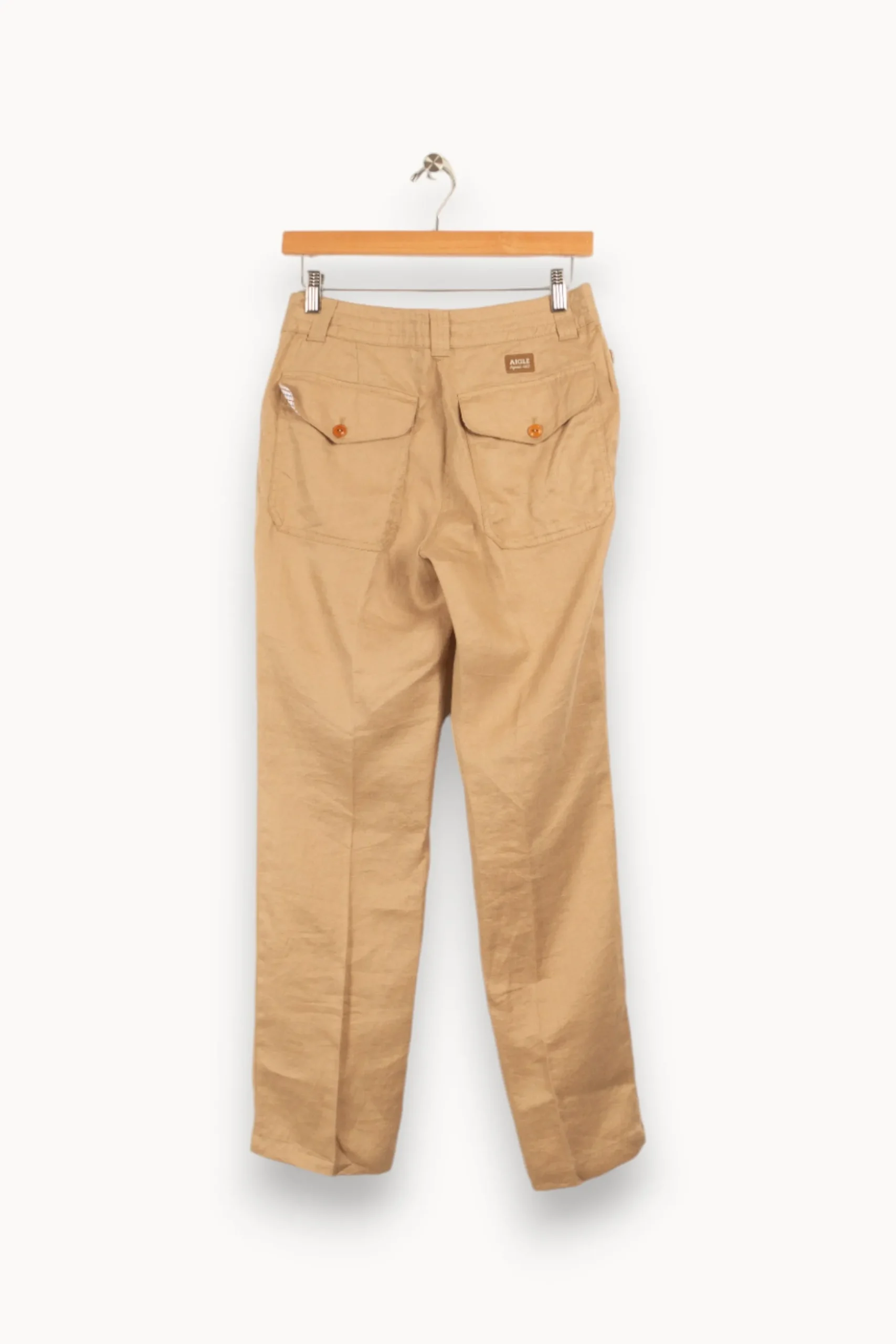 Shop Aigle Pantalon beige - Taille S/36 Autre