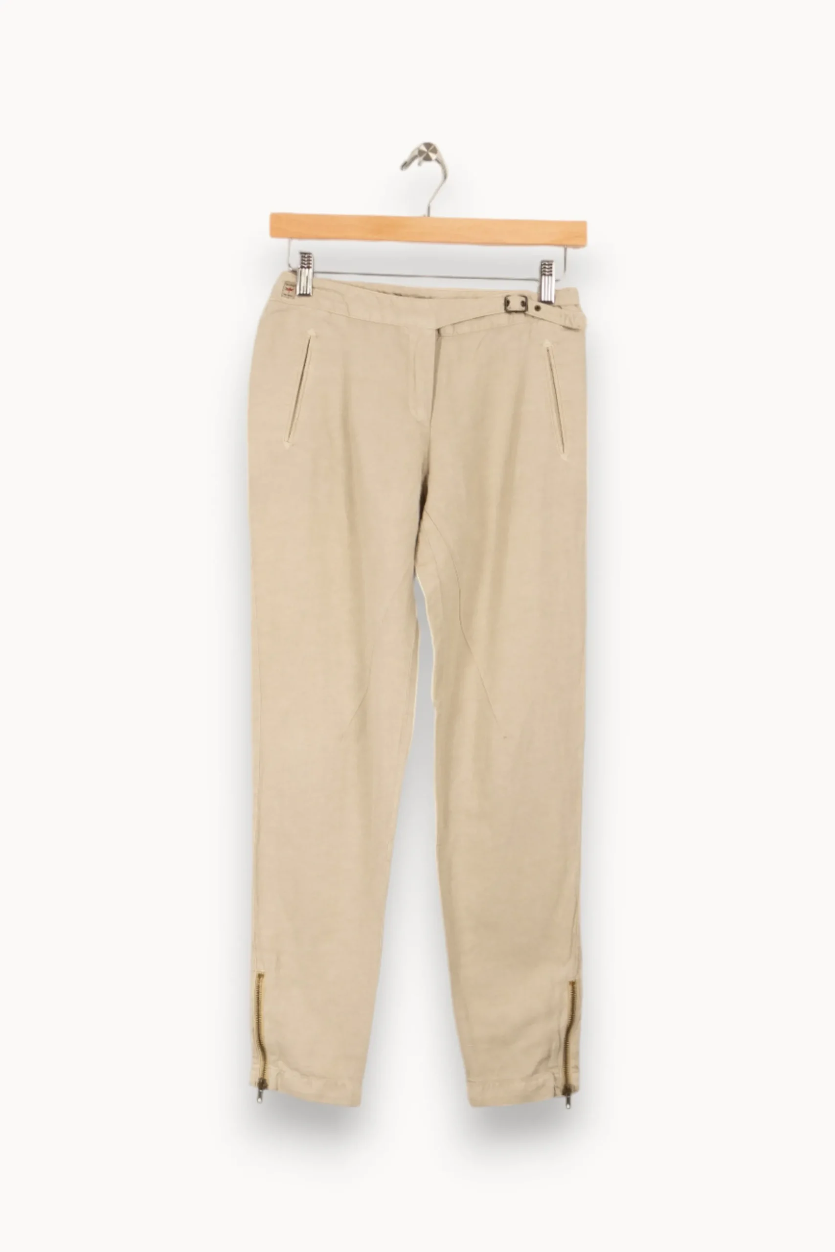 Online IKKS Pantalon - Taille XS/34 Beige