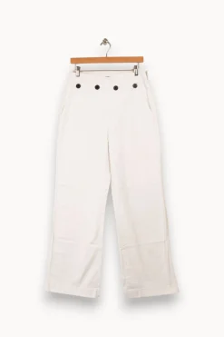 Discount Caroll Pantalon - Taille L/40 Blanc
