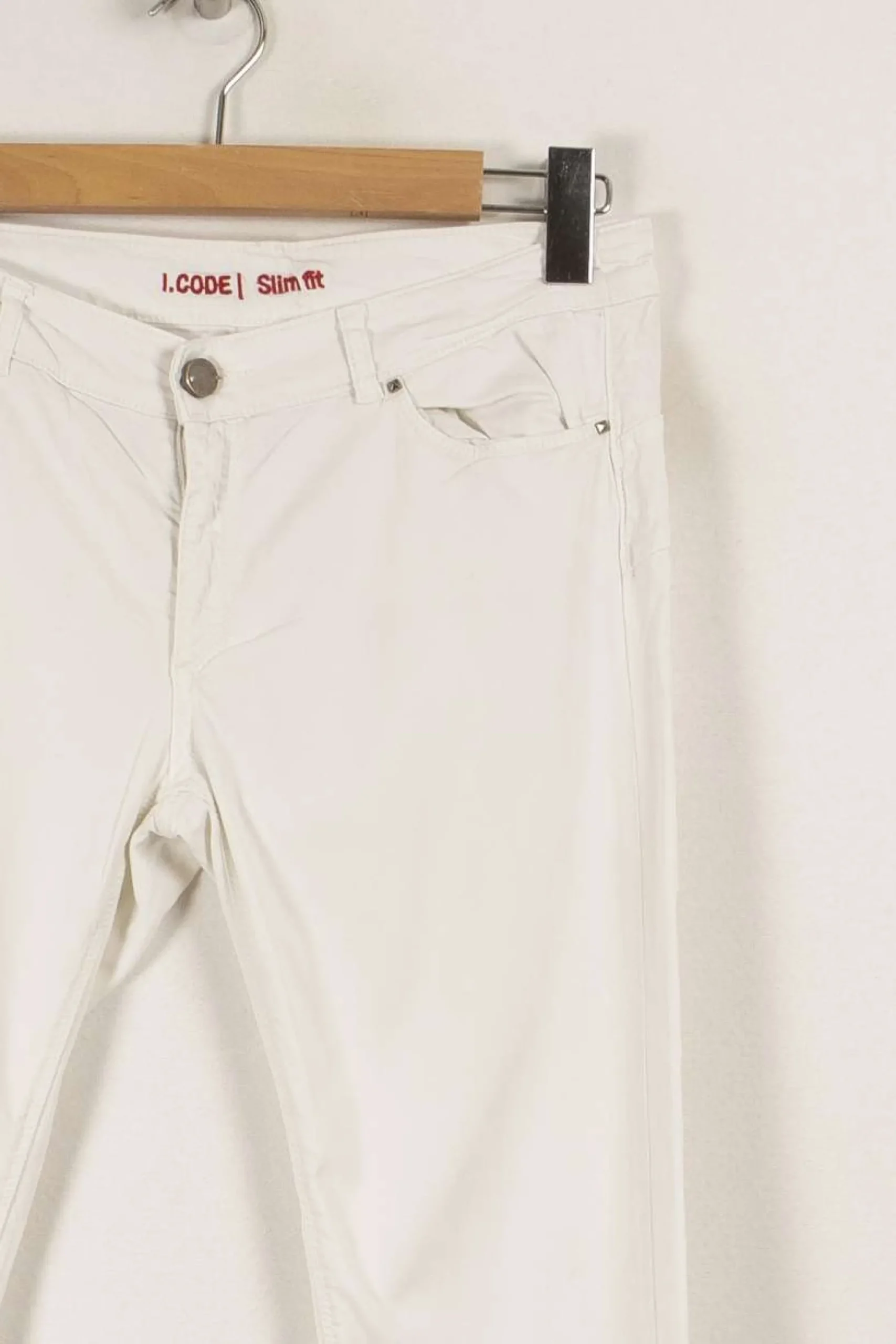 Flash Sale I.Code Pantalon - Taille L/40 Blanc