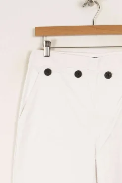 Discount Caroll Pantalon - Taille L/40 Blanc