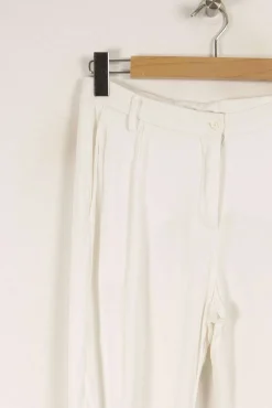Shop American Vintage Pantalon - Taille M/38 Blanc
